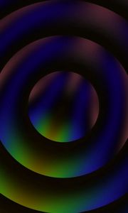 Preview wallpaper circles, abstract, dark, overflow