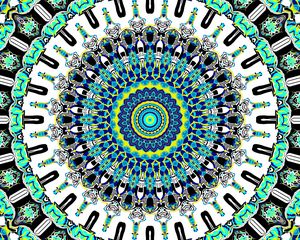Preview wallpaper circles, abstraction, bright, background