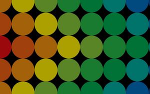 Preview wallpaper circles, background, colorful, bright, large