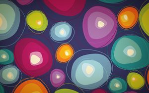 Preview wallpaper circles, background, colorful, texture