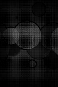 Preview wallpaper circles, background, grid, black white, dark