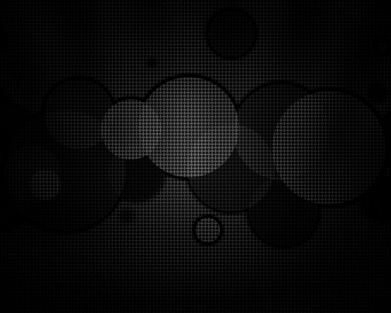 Download wallpaper 1280x1024 circles, background, grid, black white, dark standard 5:4 hd background