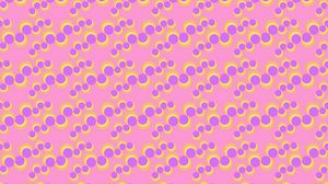 Preview wallpaper circles, background, pink, size