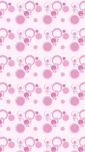 Preview wallpaper circles, background, pink, surface, texture