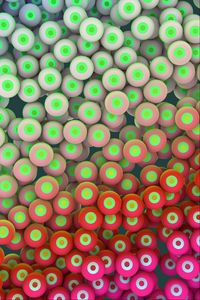 Preview wallpaper circles, balls, eyes, bright, colorful