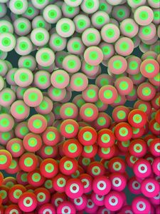 Preview wallpaper circles, balls, eyes, bright, colorful