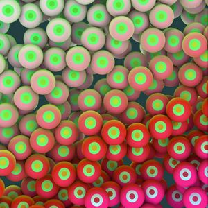 Preview wallpaper circles, balls, eyes, bright, colorful
