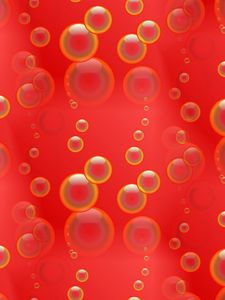 Preview wallpaper circles, balls, texture, red, patterns