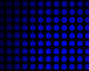 Preview wallpaper circles, black background, abstraction, blue