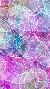 Preview wallpaper circles, bright, colorful