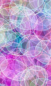 Preview wallpaper circles, bright, colorful