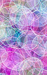 Preview wallpaper circles, bright, colorful