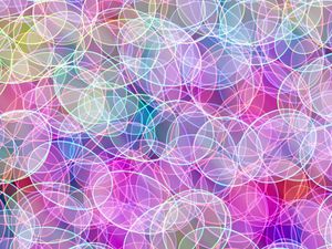 Preview wallpaper circles, bright, colorful