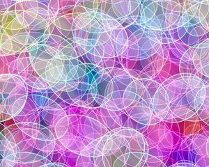 Preview wallpaper circles, bright, colorful