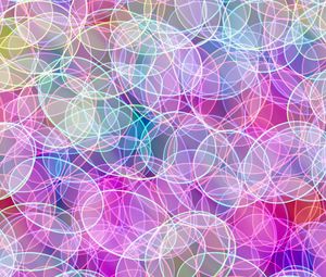 Preview wallpaper circles, bright, colorful
