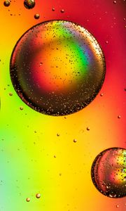 Preview wallpaper circles, bubble, rainbow, colorful