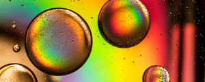 Preview wallpaper circles, bubble, rainbow, colorful