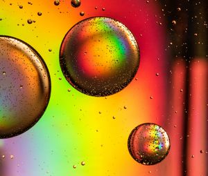 Preview wallpaper circles, bubble, rainbow, colorful