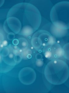 Preview wallpaper circles, bubbles, blue