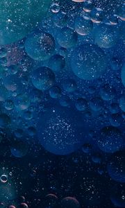 Preview wallpaper circles, bubbles, blue, texture