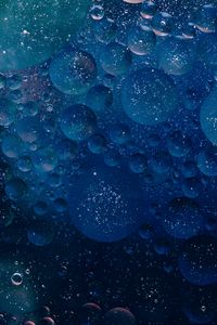 Preview wallpaper circles, bubbles, blue, texture