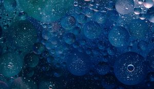 Preview wallpaper circles, bubbles, blue, texture