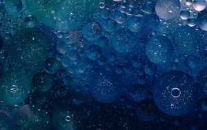 Preview wallpaper circles, bubbles, blue, texture
