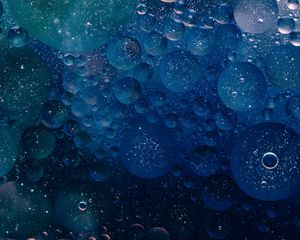 Preview wallpaper circles, bubbles, blue, texture
