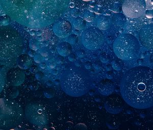 Preview wallpaper circles, bubbles, blue, texture