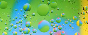 Preview wallpaper circles, bubbles, gradient, colorful, art