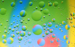 Preview wallpaper circles, bubbles, gradient, colorful, art