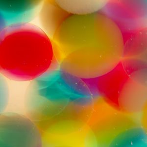 Preview wallpaper circles, bubbles, liquid, abstraction, colorful