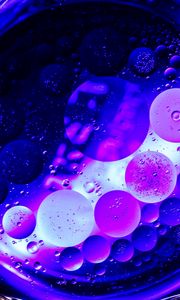 Preview wallpaper circles, bubbles, purple, macro