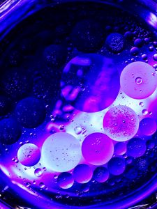 Preview wallpaper circles, bubbles, purple, macro