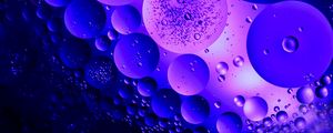 Preview wallpaper circles, bubbles, purple, macro, shape, dark