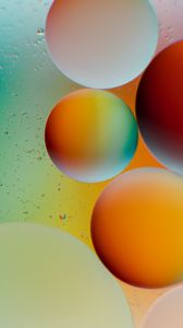 Preview wallpaper circles, bubbles, round, gradient, multicolored