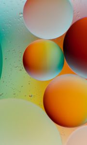 Preview wallpaper circles, bubbles, round, gradient, multicolored