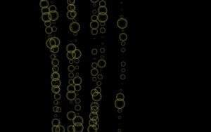 Preview wallpaper circles, bubbles, shape, dark
