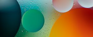 Preview wallpaper circles, bubbles, shapes, gradient, water