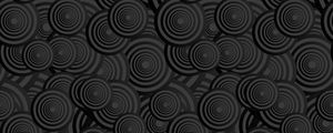 Preview wallpaper circles, bw, patterns, texture