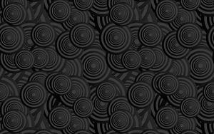 Preview wallpaper circles, bw, patterns, texture