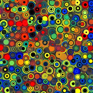 Preview wallpaper circles, colorful, abstraction, pattern