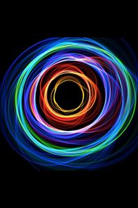 Preview wallpaper circles, colorful, bright, rotation