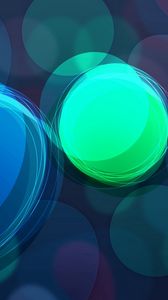 Preview wallpaper circles, colorful, colored