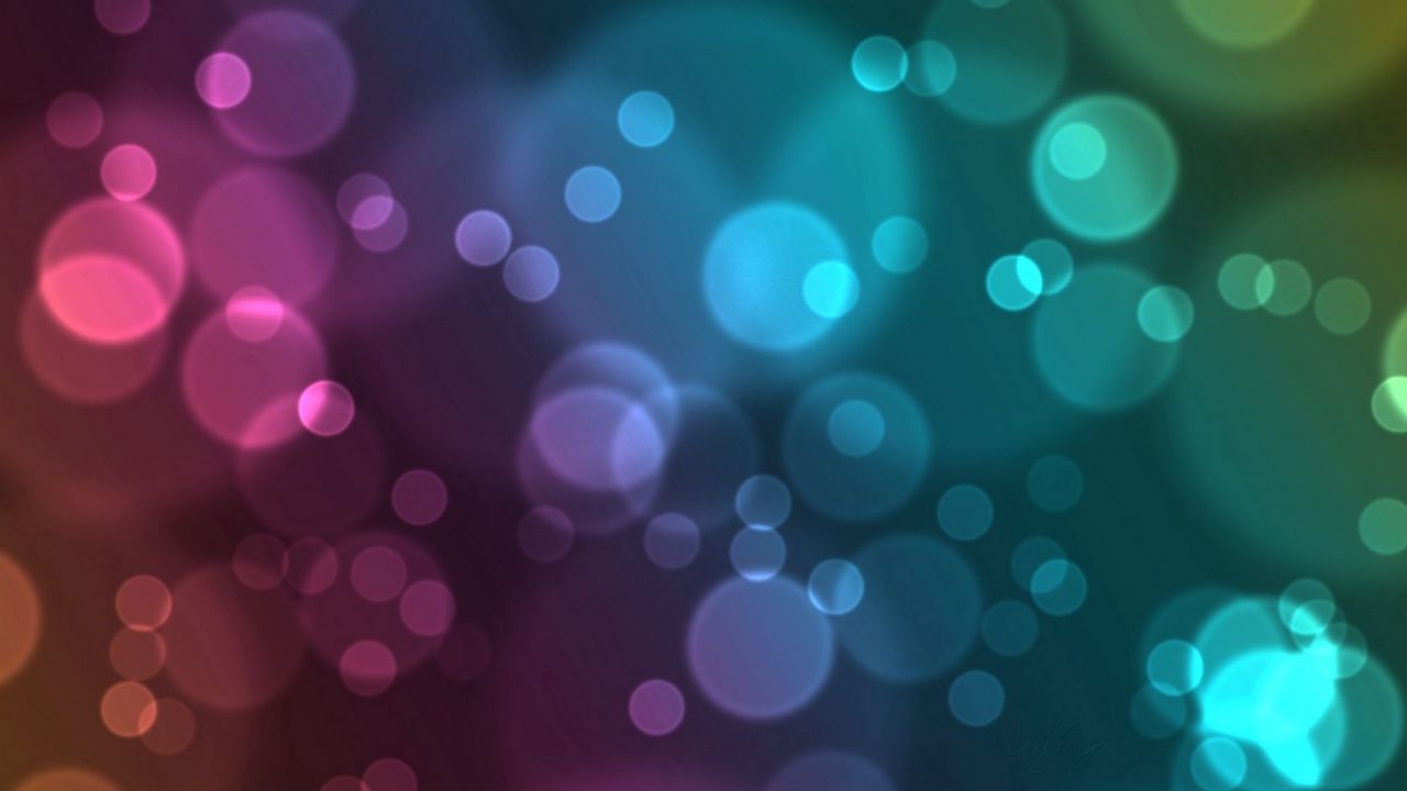 Wallpaper circles, colorful, glare, background