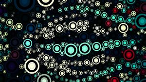 Preview wallpaper circles, colorful, pattern, shapes