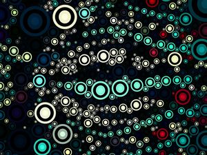 Preview wallpaper circles, colorful, pattern, shapes