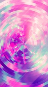 Preview wallpaper circles, colorful, ripples, iridescent, bright, abstraction