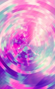 Preview wallpaper circles, colorful, ripples, iridescent, bright, abstraction