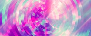 Preview wallpaper circles, colorful, ripples, iridescent, bright, abstraction